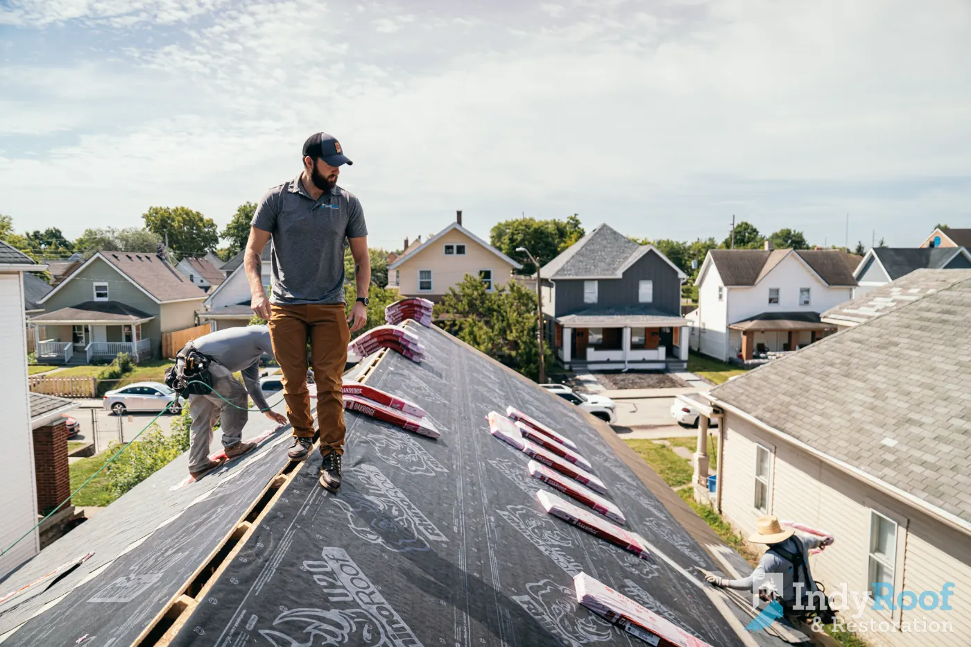 Manufacturer-certified roof installation in Yeoman